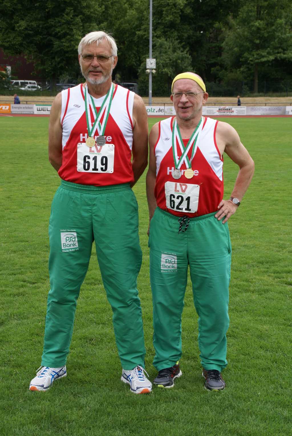 Winfried Heckner und Friedhelm Unterloh