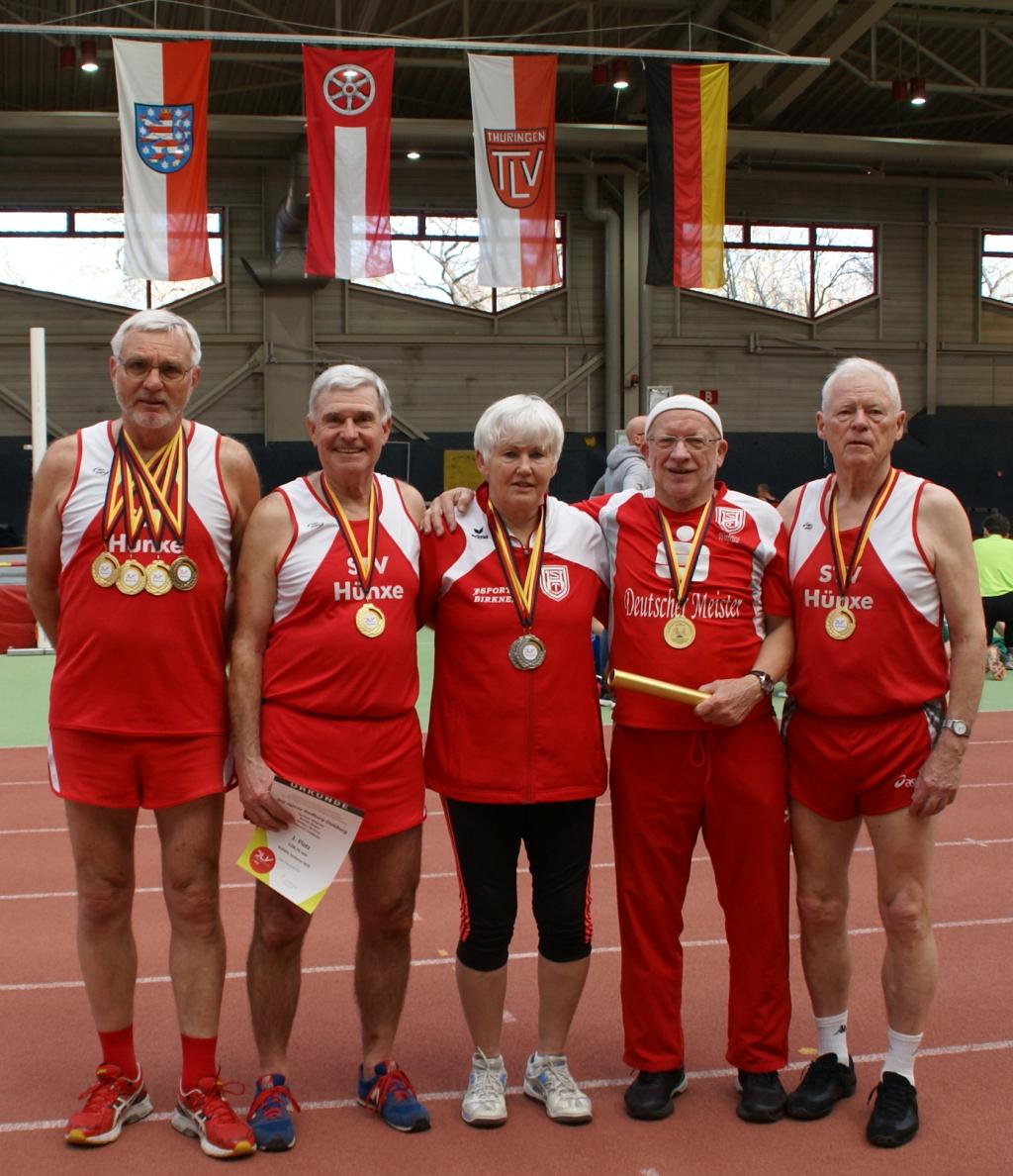 v.l.: Friedhelm Unterloh,   Jürgen Remke,   Gisela Henschel,   Winfried Heckner,   Heinrich Wolters 